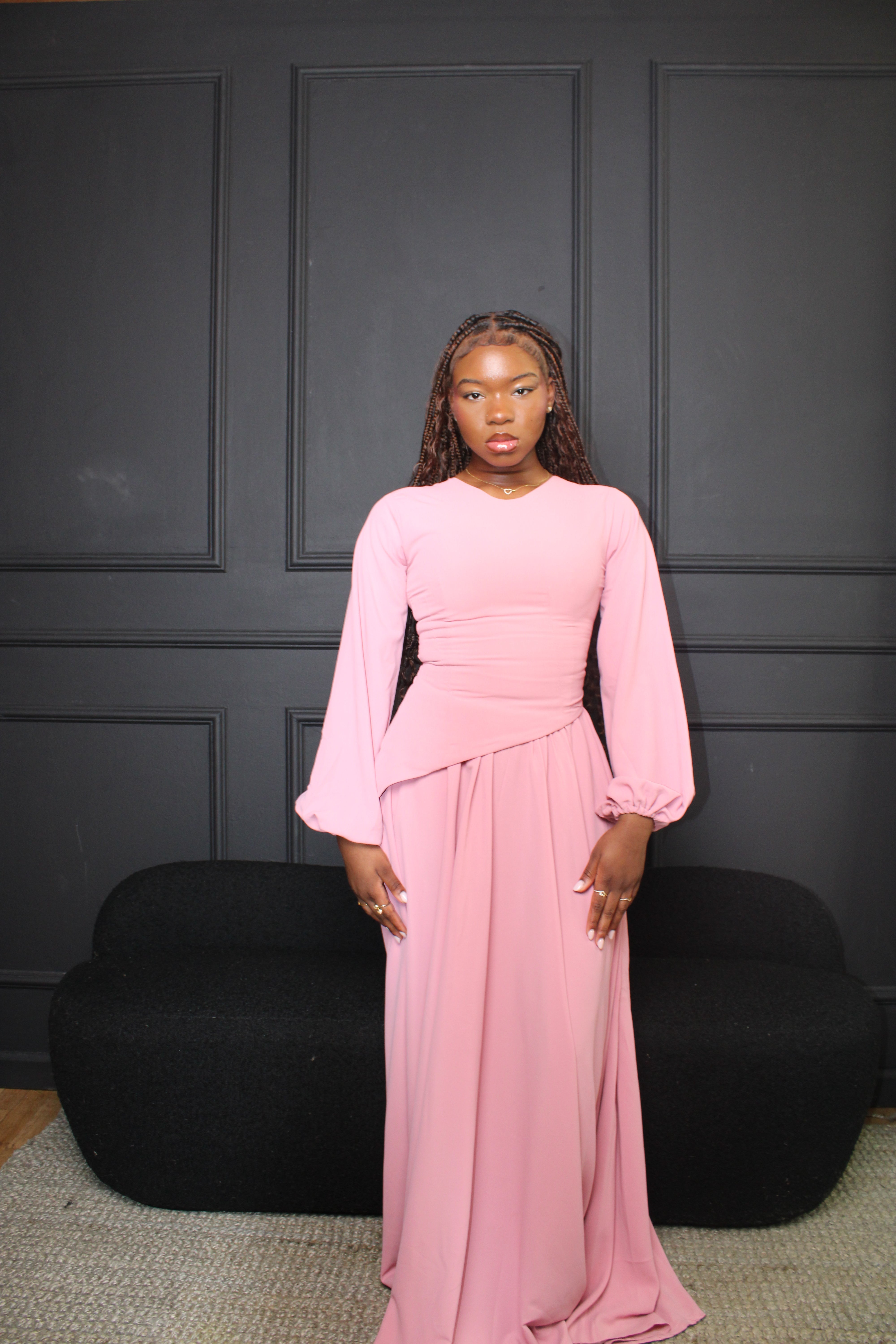 Foyeke Two-Piece Set - Blush