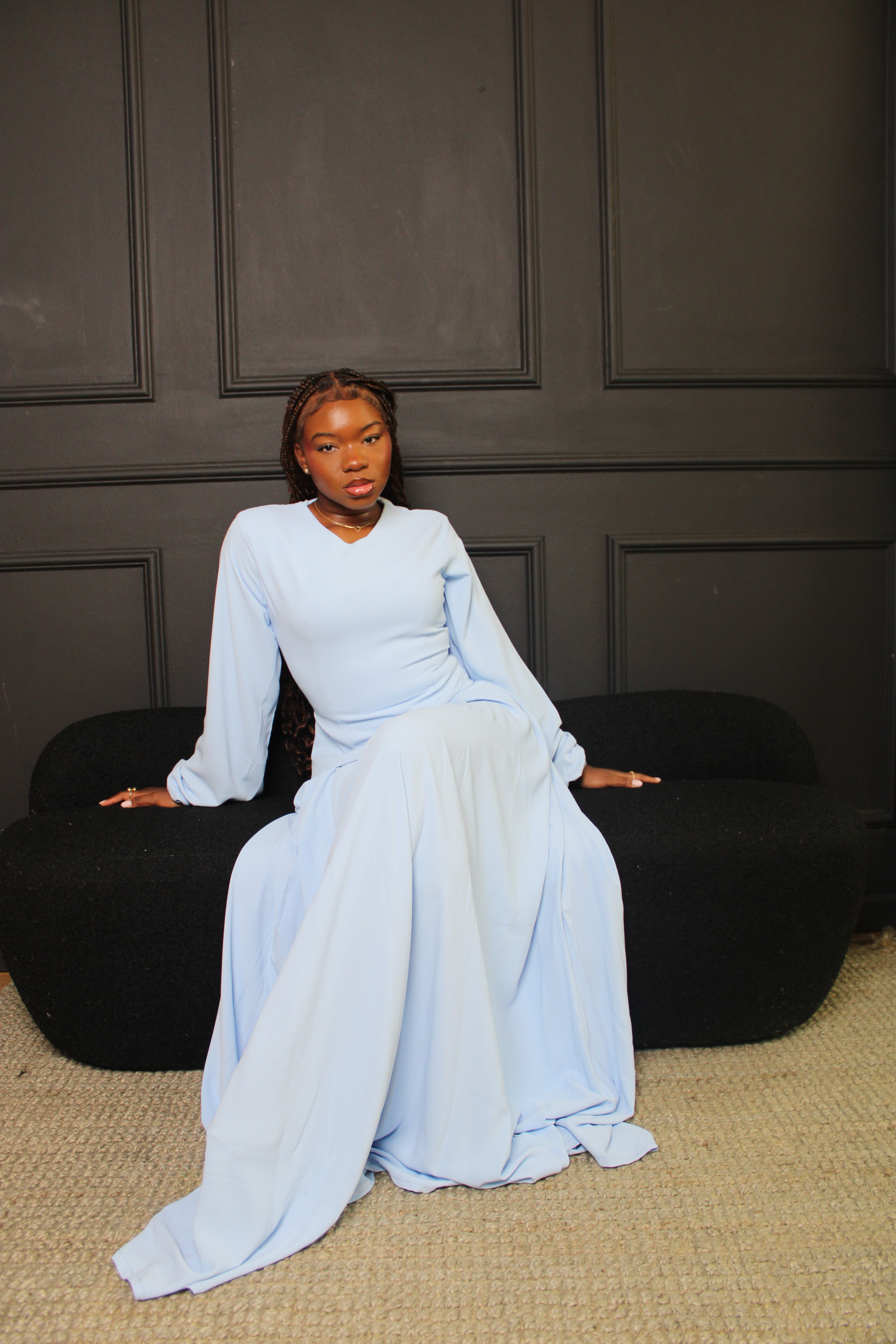 Foyeke Two-Piece Set - Baby Blue